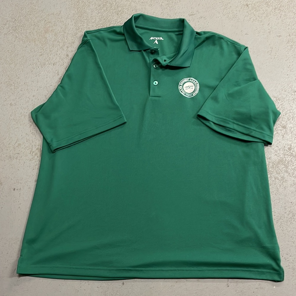 Antigua Men’s Green Short Sleeve Polo Golf Shirt XL